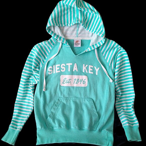 Siesta Key Pullover Hoodie EUC Wmns Small - Picture 1 of 5
